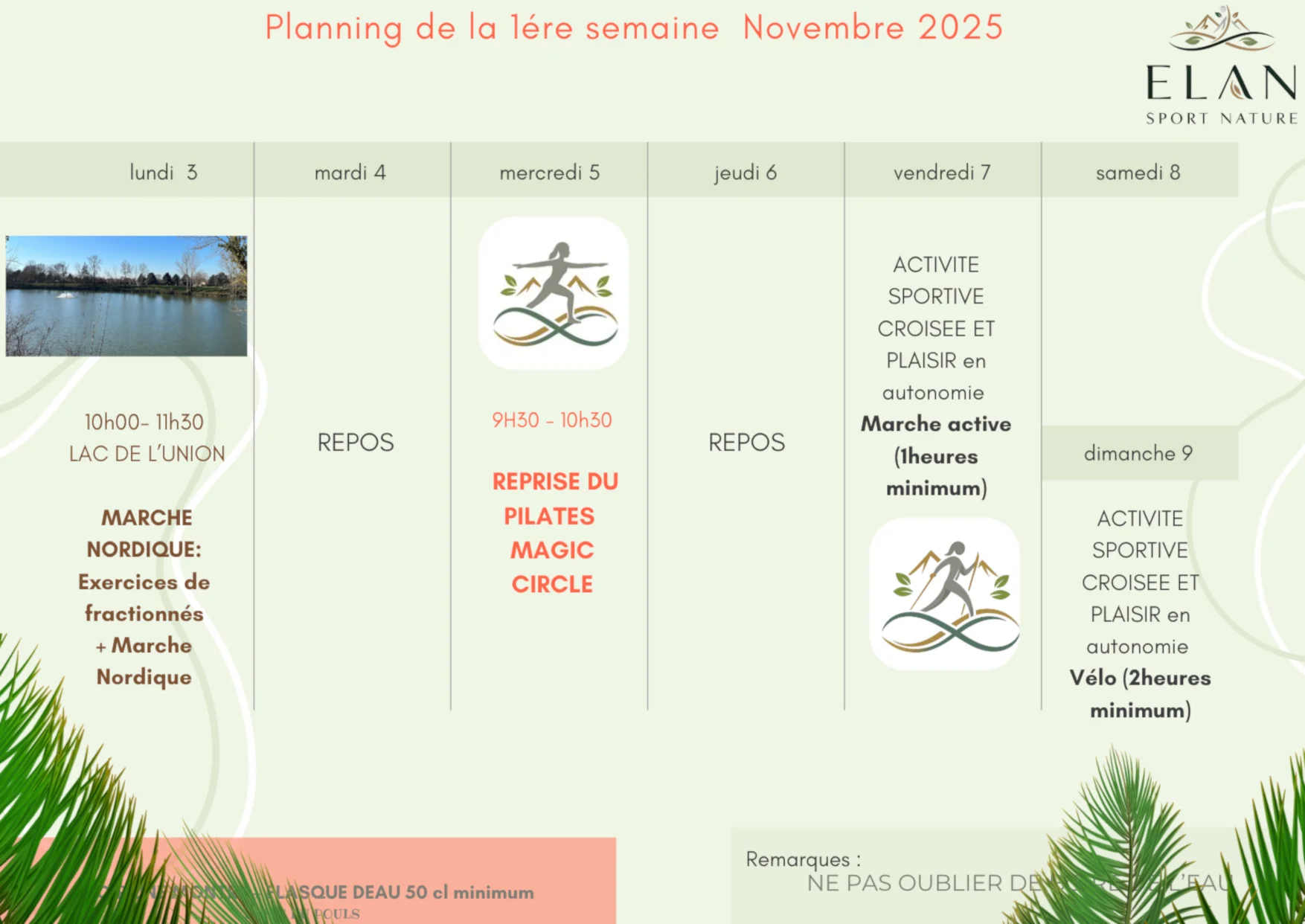 Remise en forme progressive - Elan Sport Nature